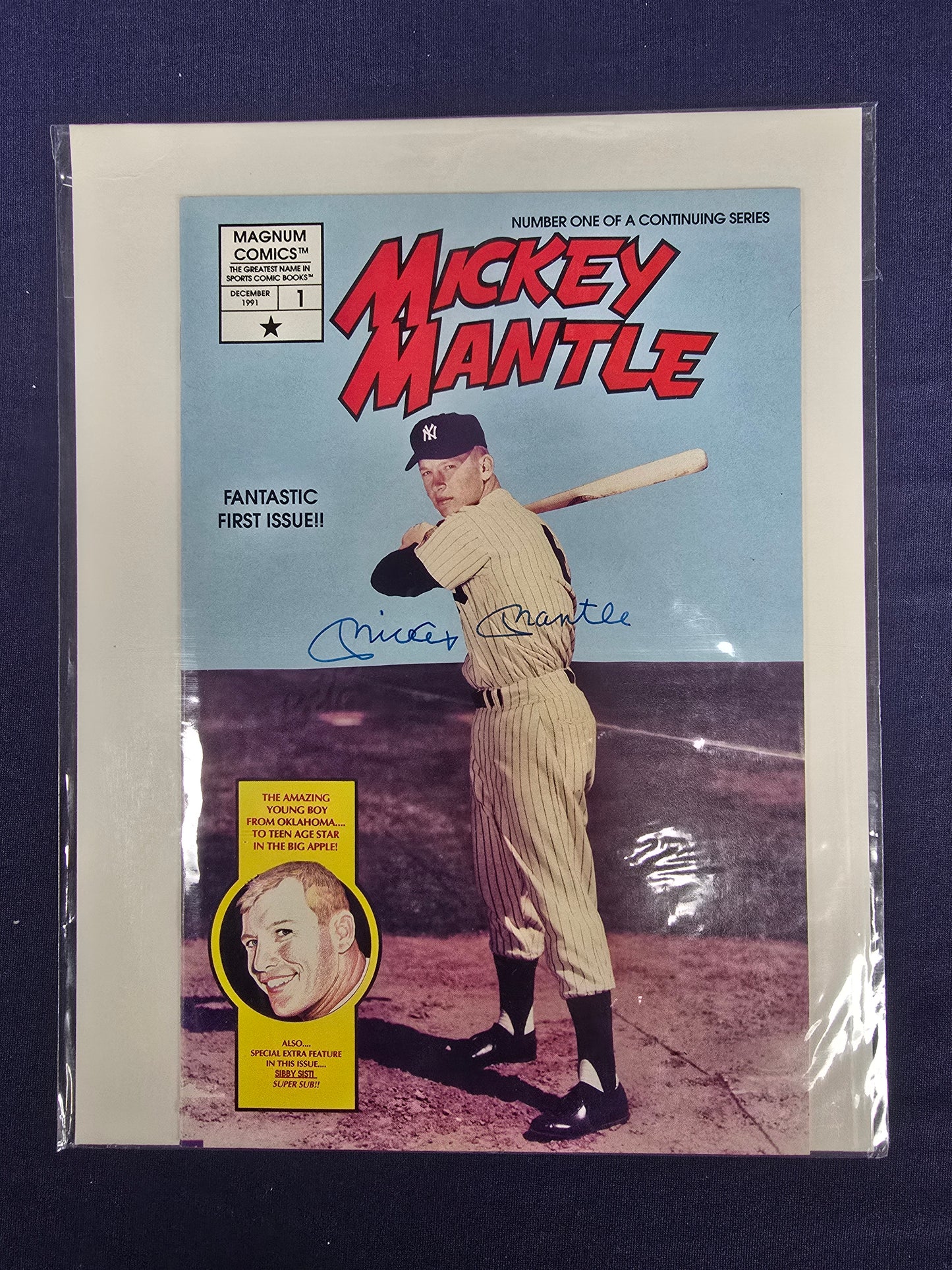 Mickey Mantle magnum comic