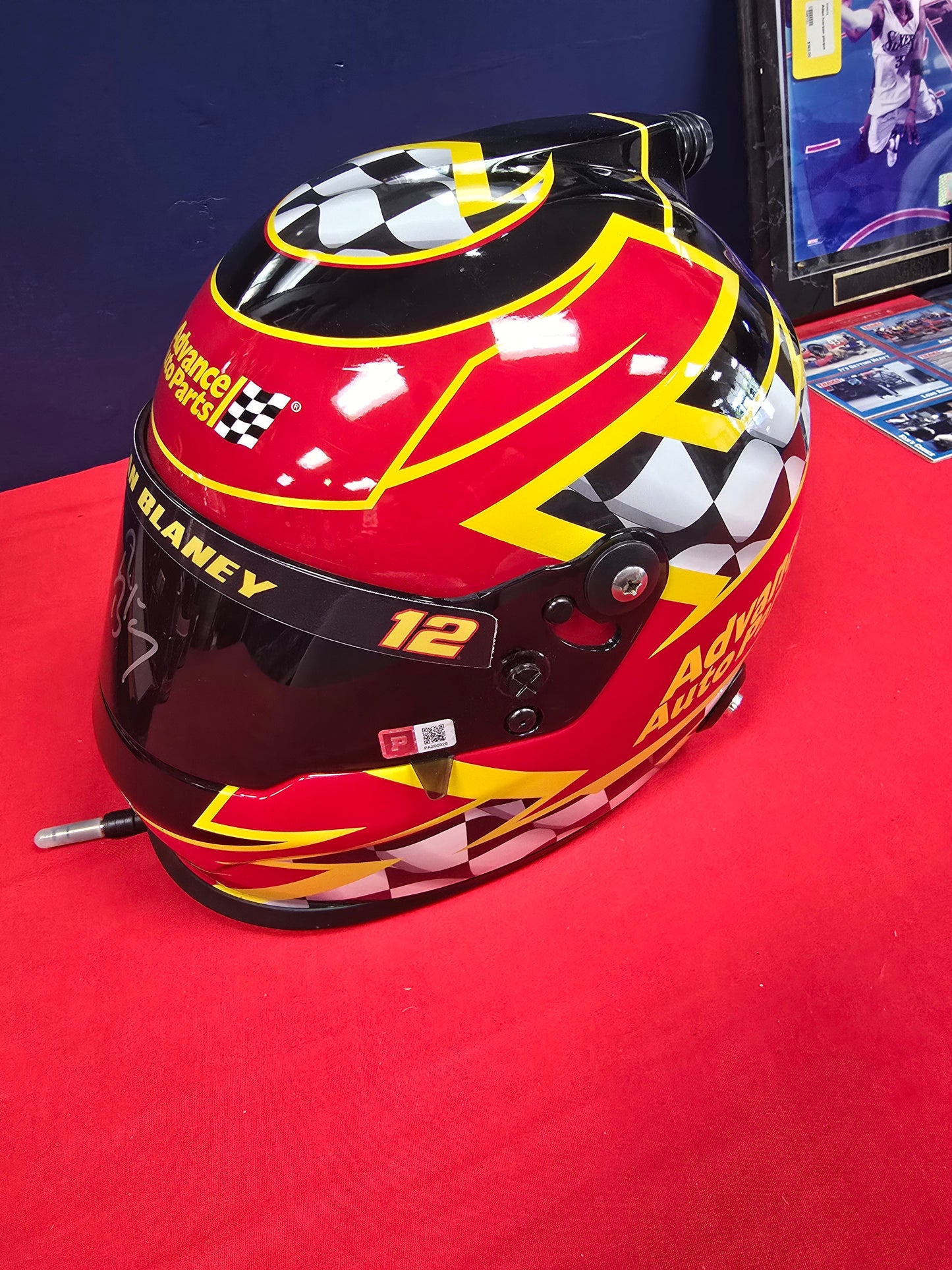 Ryan Blaney Nascar helmet