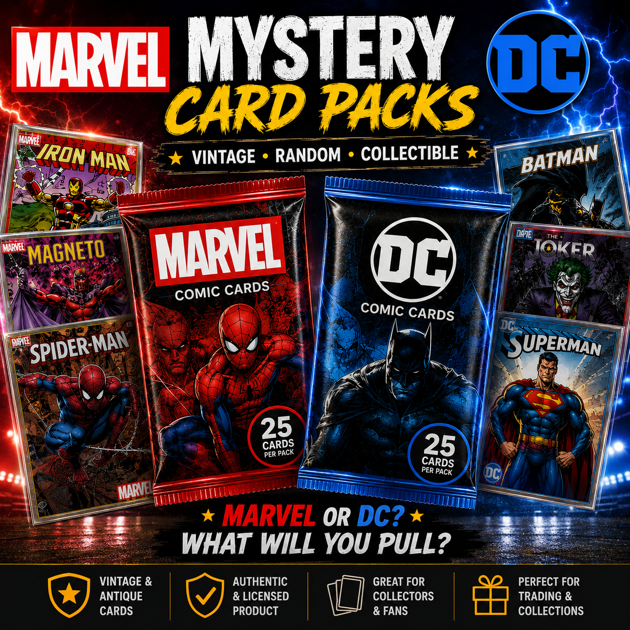 COMIC BOOK CARD MYSTERY PACK