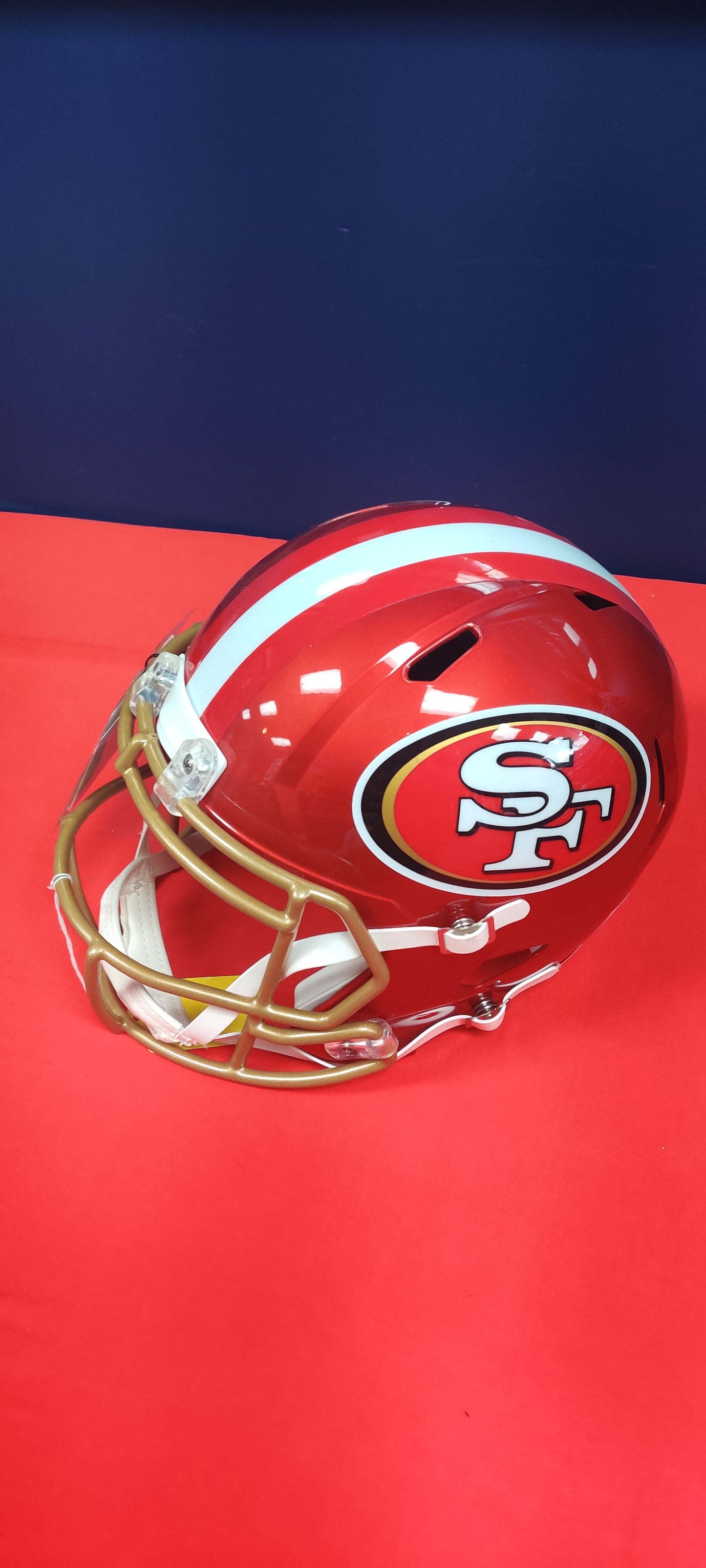 Sante Fe 49's replica helmet signed by Deebo Samuel