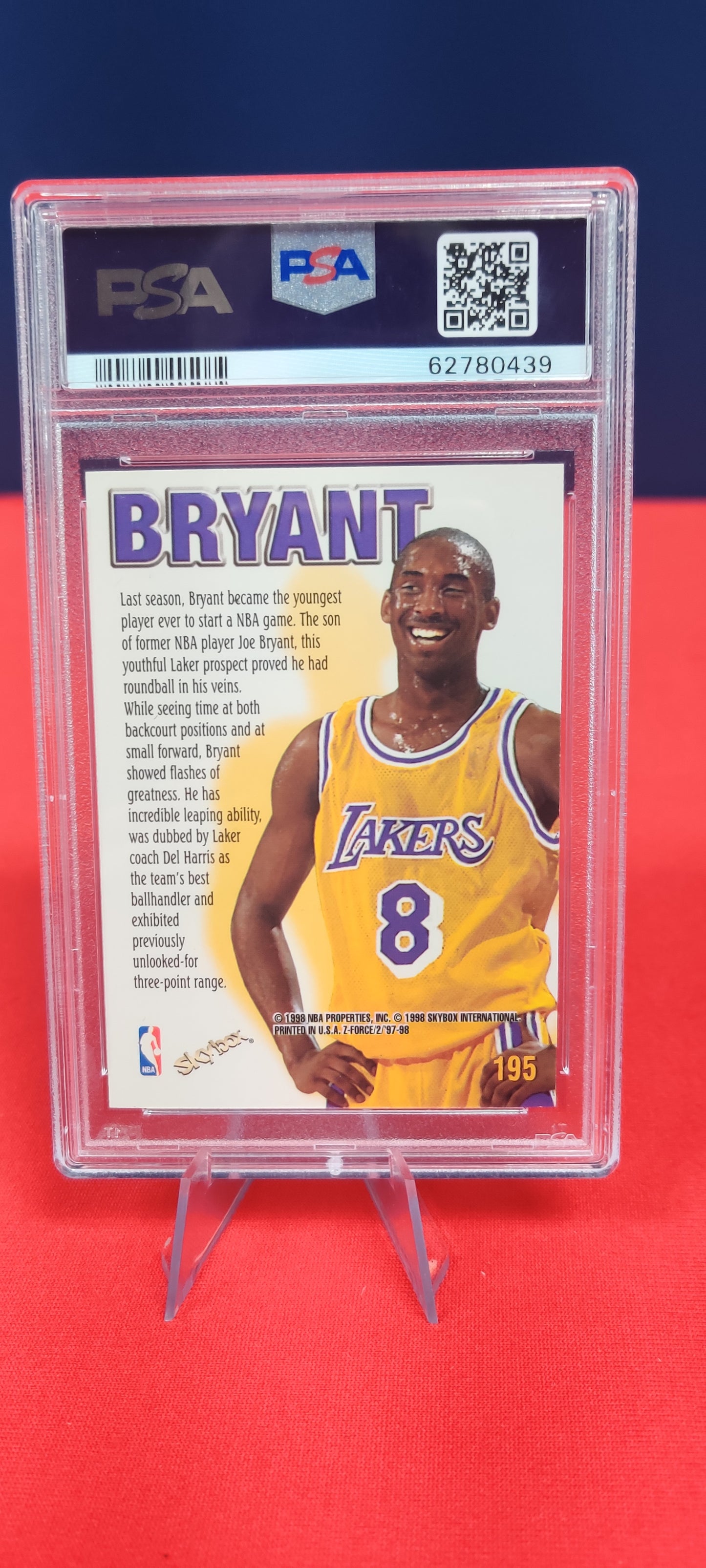 1997 Skybox Z-Force Kobe Bryant