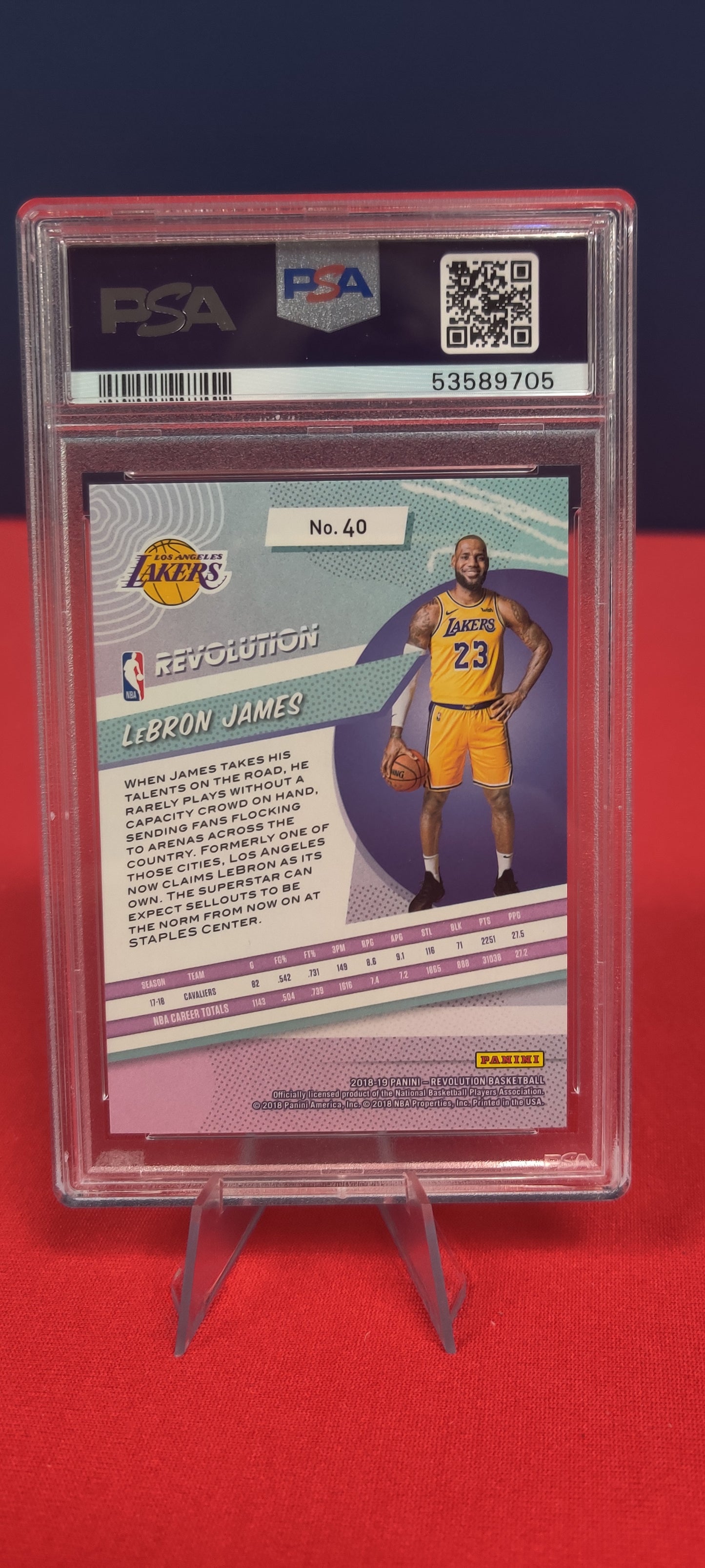 2018 PANINI Revolution LeBron James
