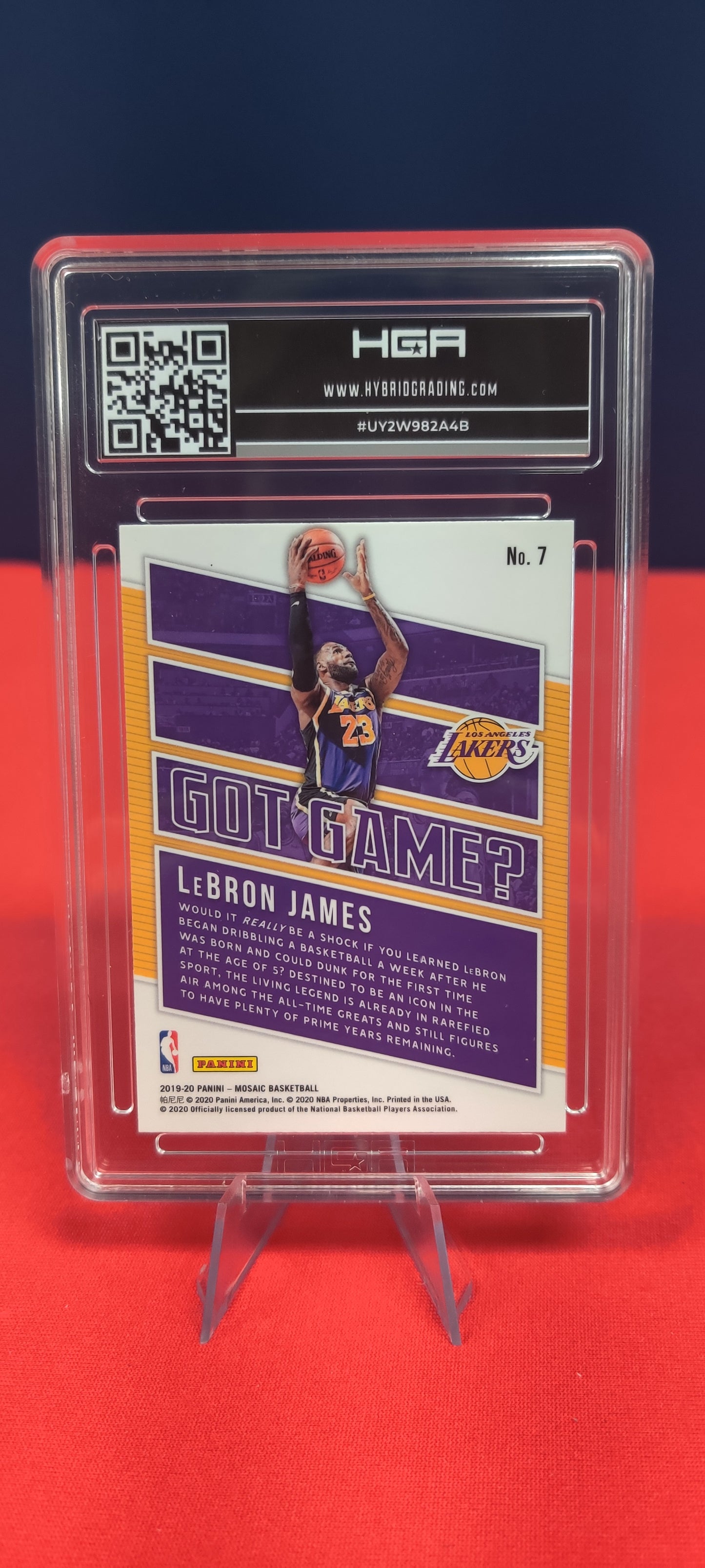 2019-20 Panini Mosaic Got Game? #7