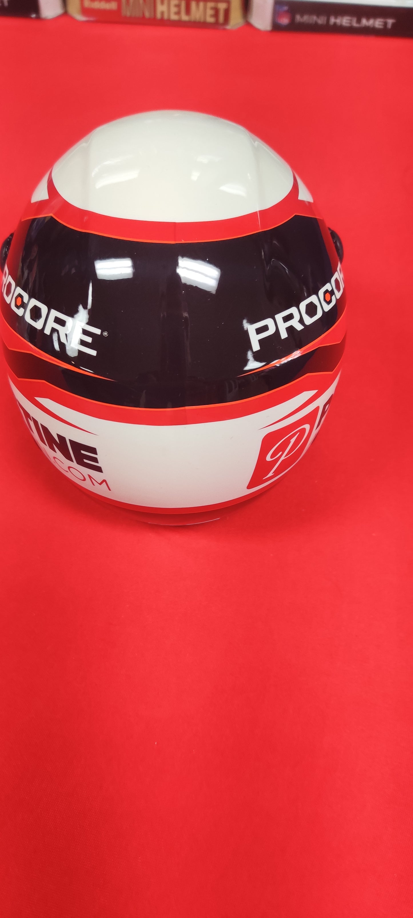 Nascar Mini helmet, Autographed by Christopher Bell
