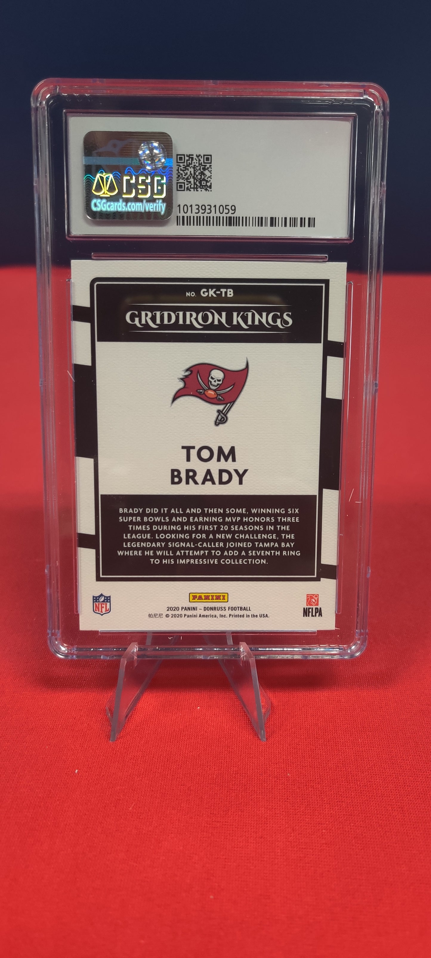 2020 Donruss GridIron Kings#GK-TB Tom Brady
