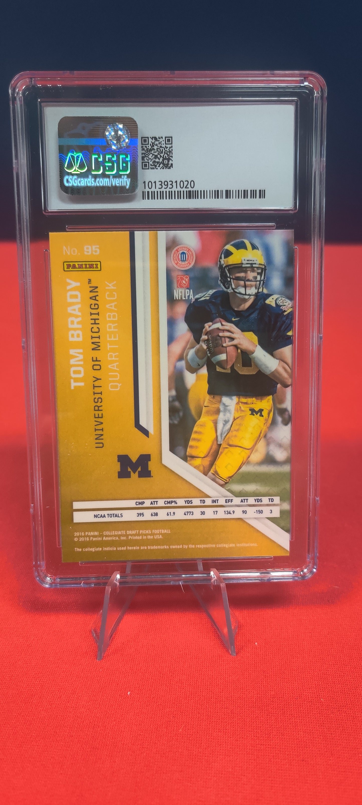 2016 Panini Prizm Draft Picks #95 Tom Brady