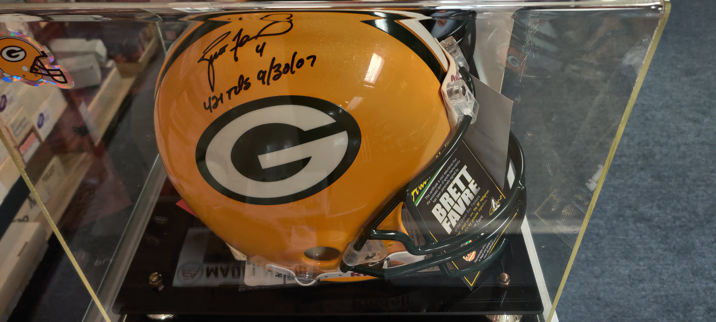 Brett Favre Autographed Helmet