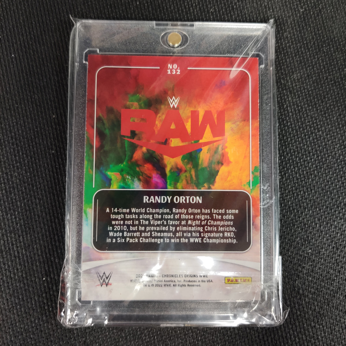RANDY ORTON RAW WWE ORIGINS 2022 PANINI