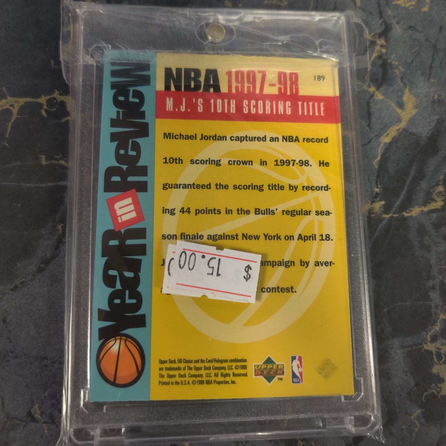 YEAR IN REVIEW M.J'S 10TH SCORING TITLE 97-98'