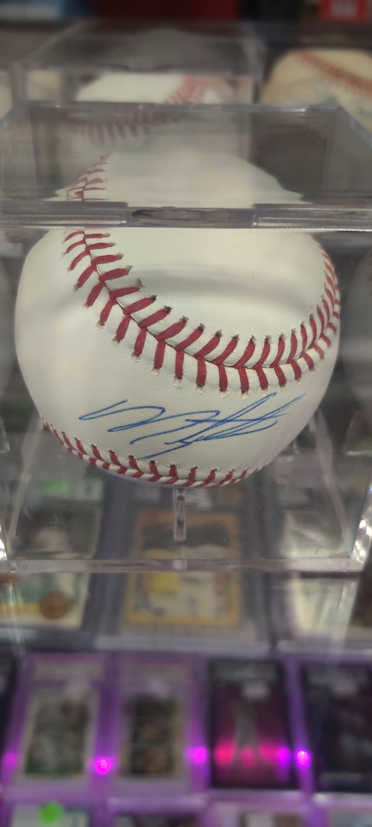 Miguel Tejada autographed baseball