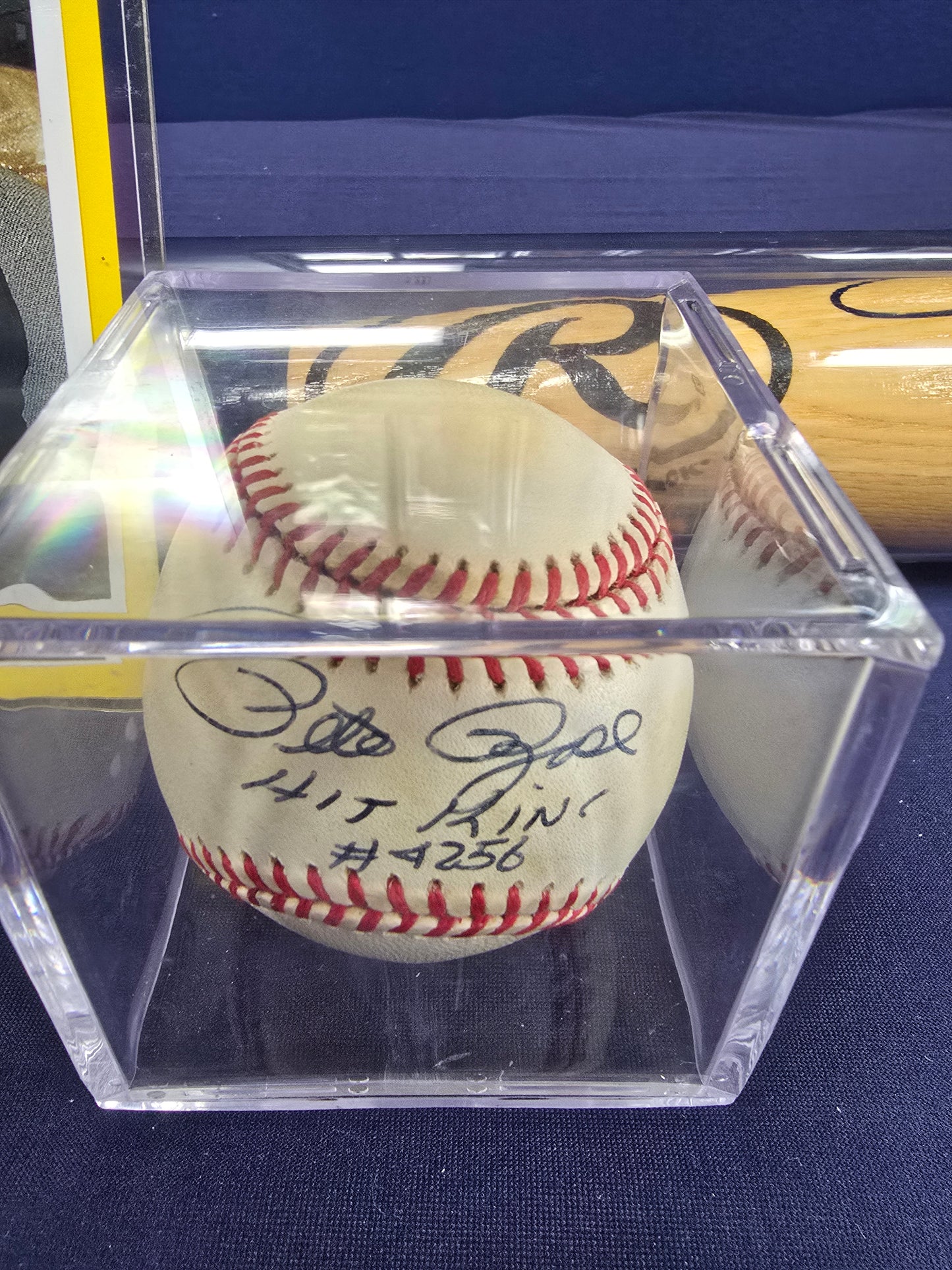 Hit King Pete rose Bat and ball combo