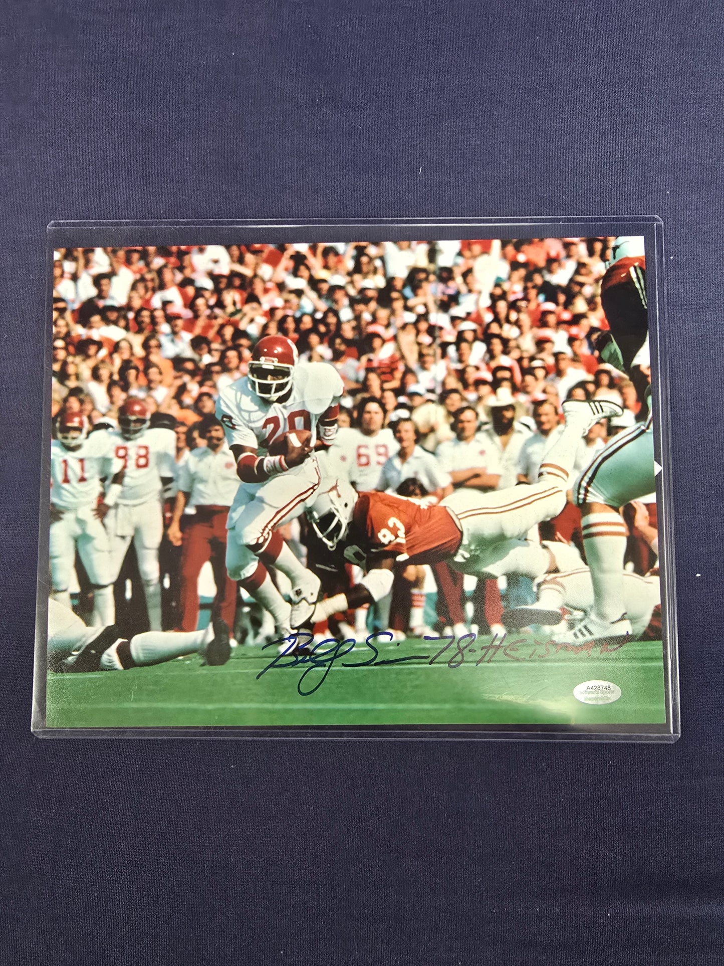 Billy Sims Game Photo