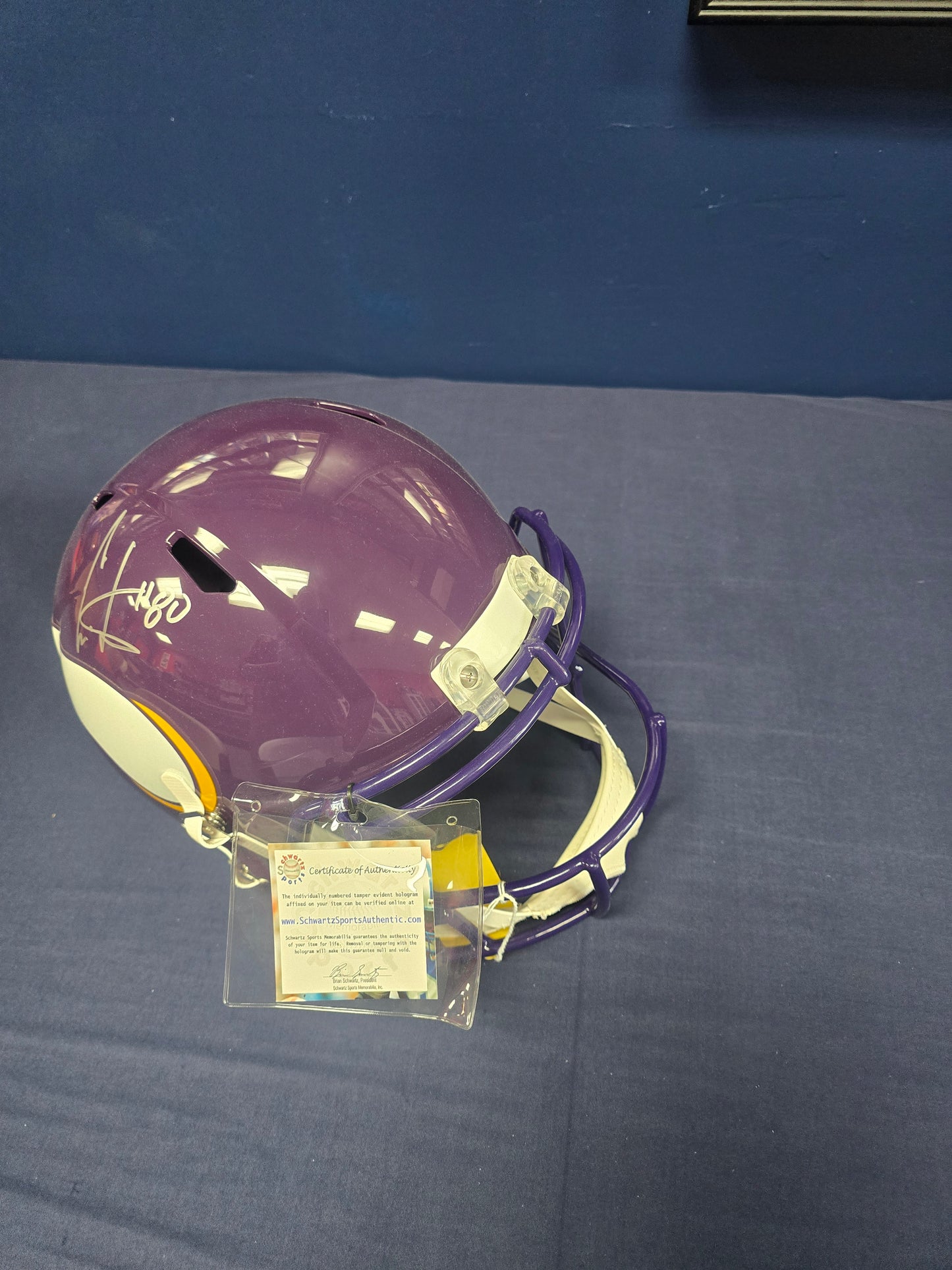 Minnesota vikings replica helmet