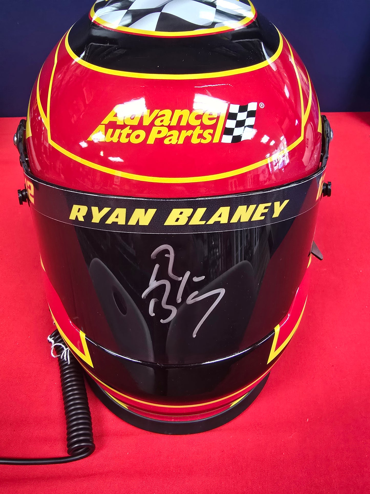 Ryan Blaney Nascar helmet