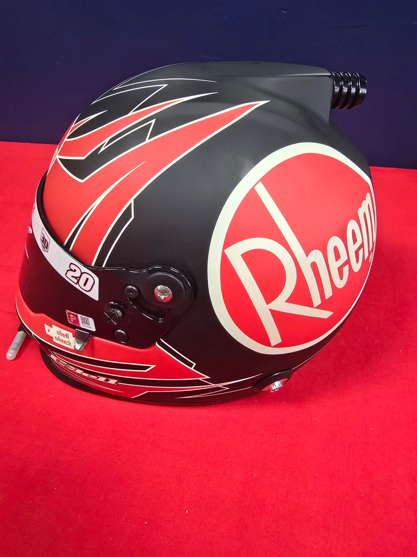Nascar Helmet with Rheem Decal