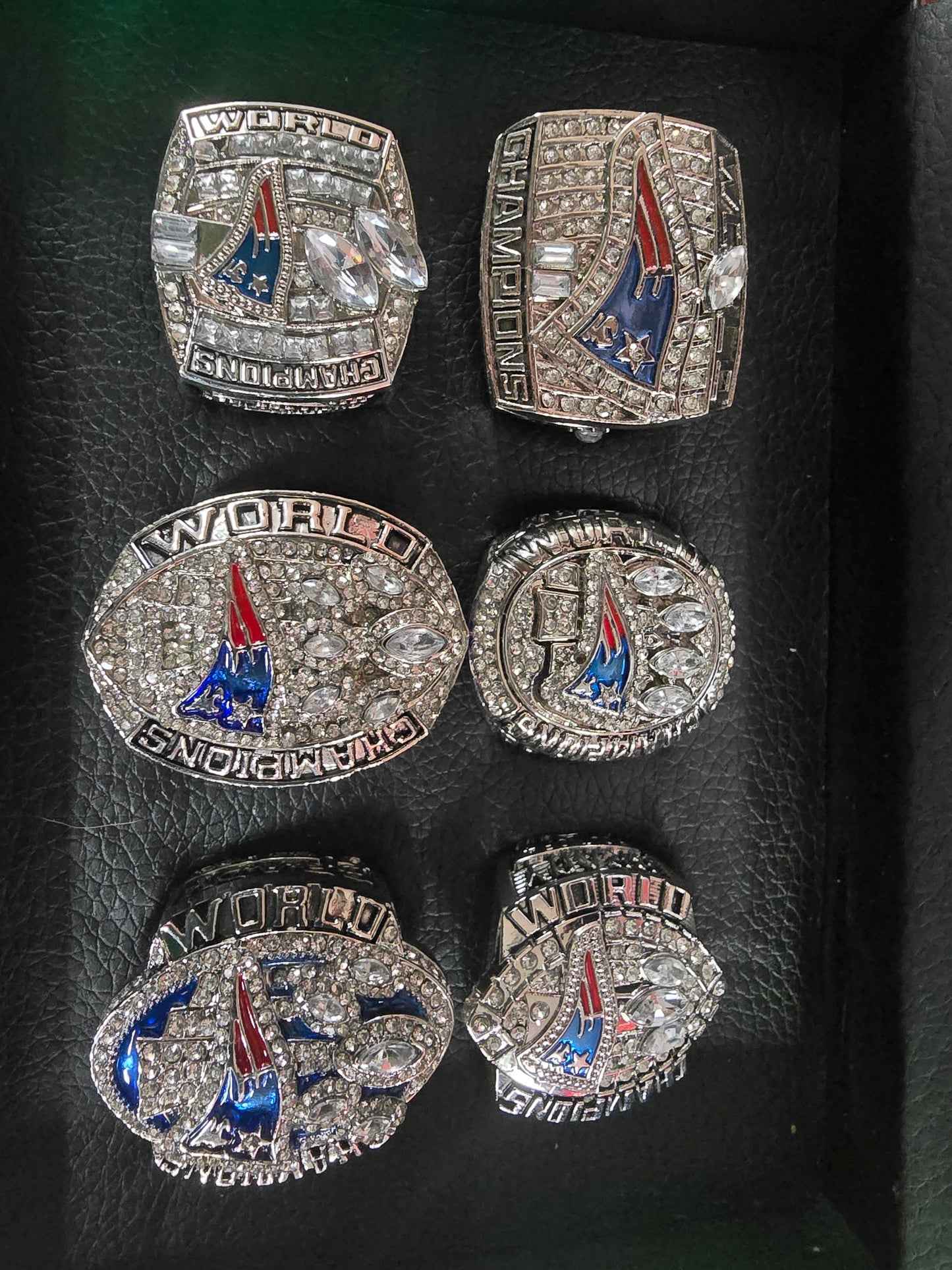 Replica Tom Brady Superbowl RIngs Set