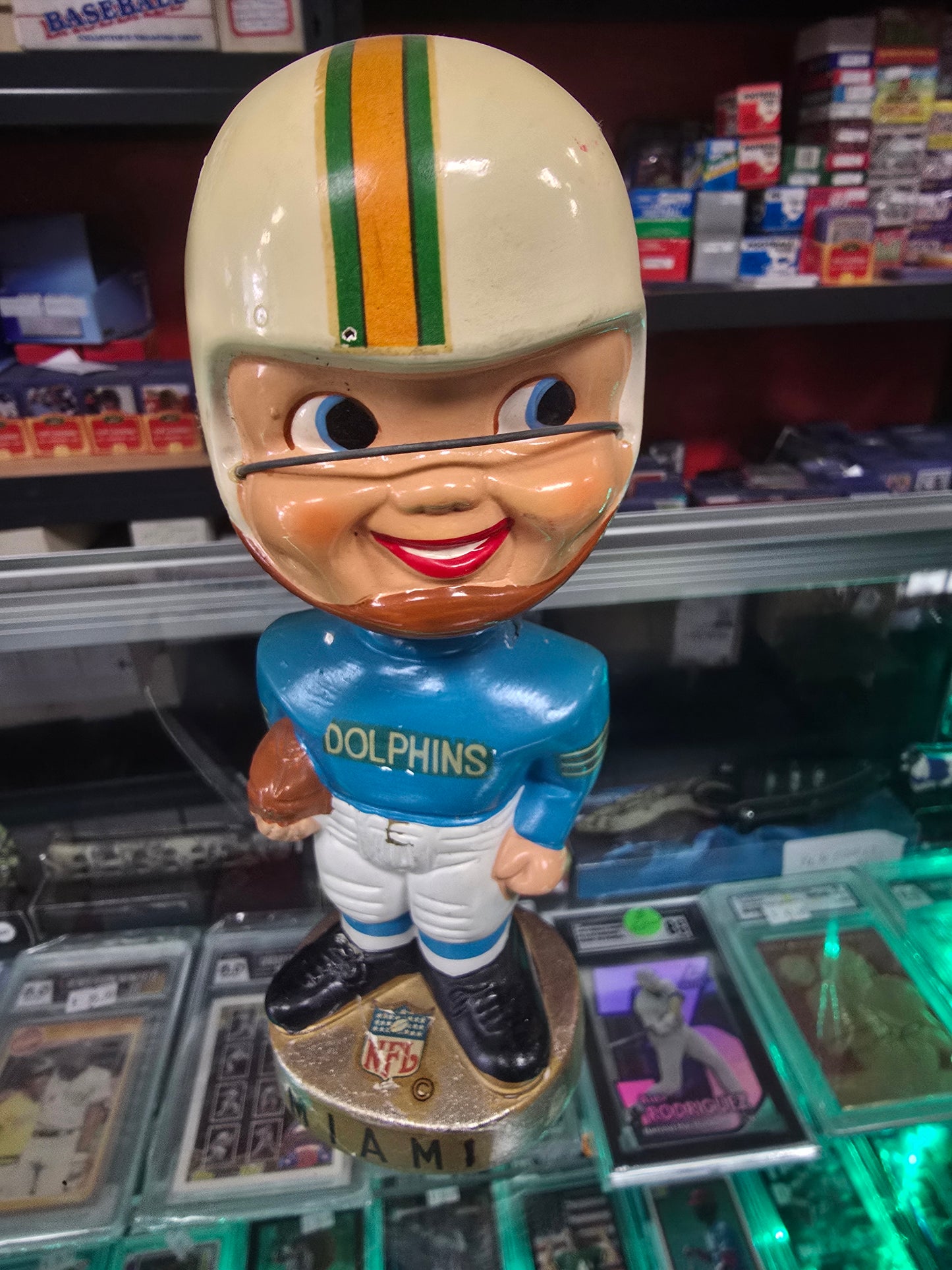 1960 Miami Dolphins Original Bobble head