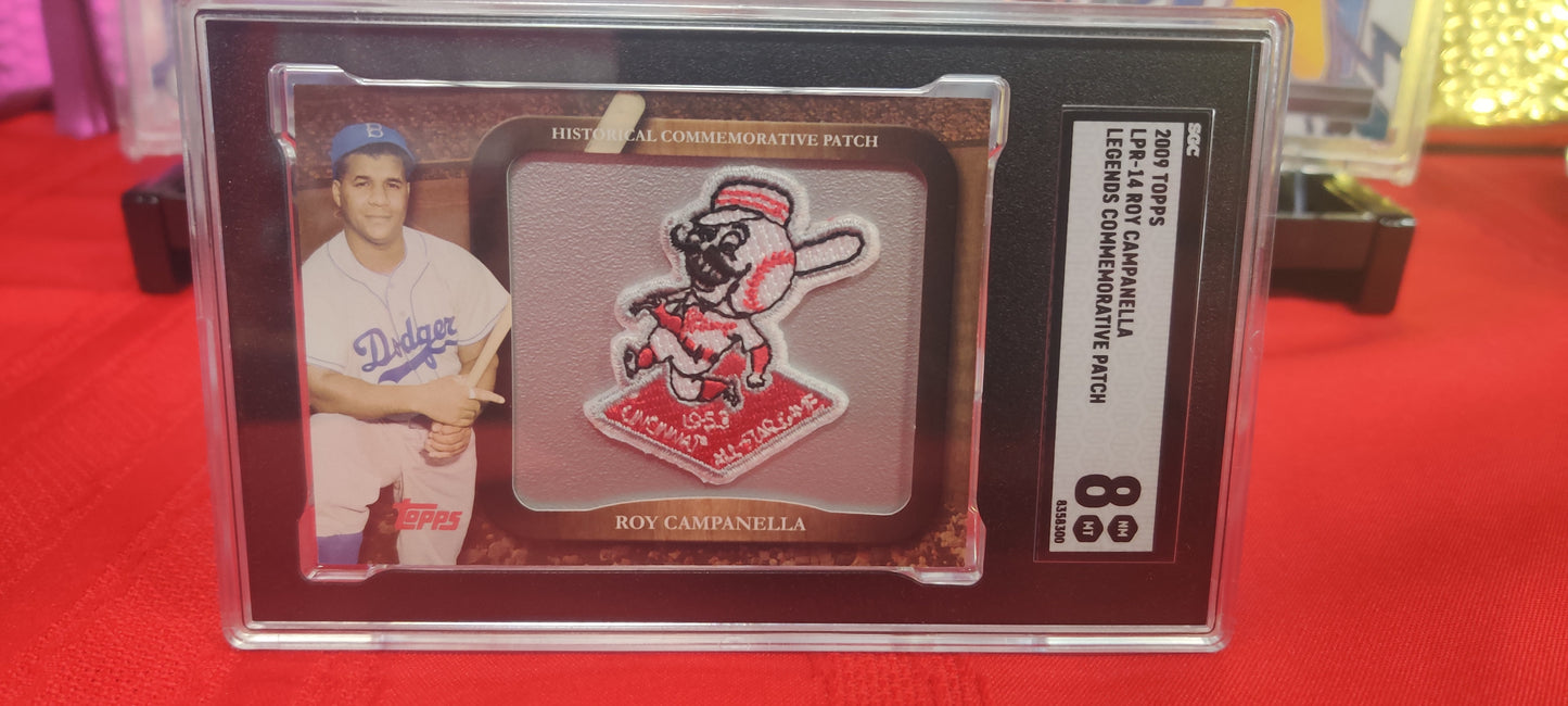 LPR-14 Roy Campanella Brooklyn Dodgers, Patch Card