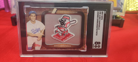 LPR-14 Roy Campanella Brooklyn Dodgers, Patch Card