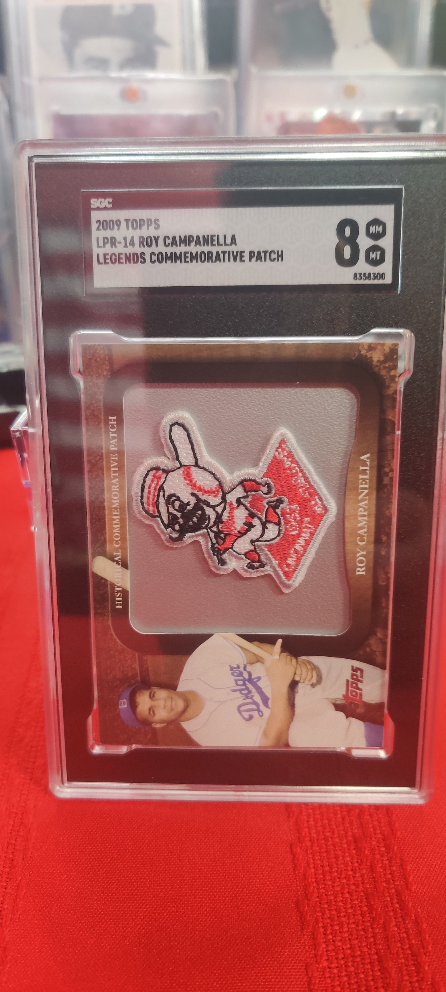 LPR-14 Roy Campanella Brooklyn Dodgers, Patch Card