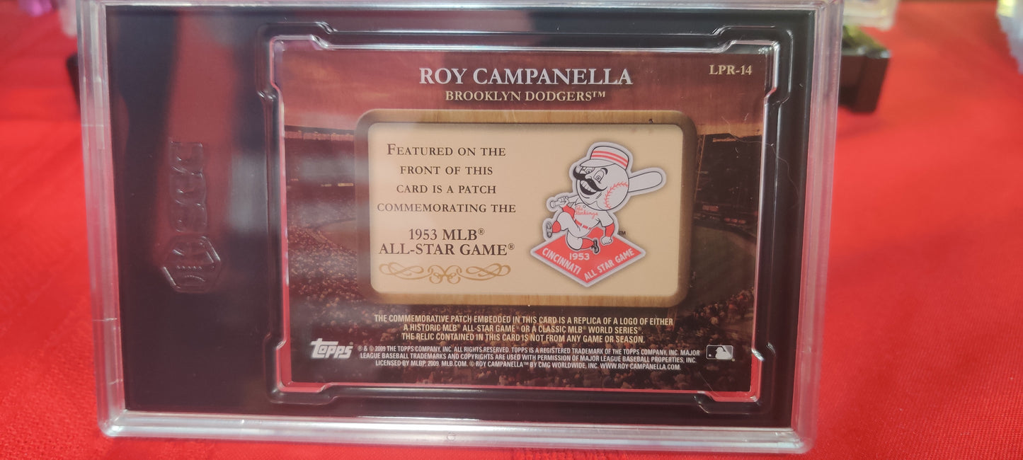LPR-14 Roy Campanella Brooklyn Dodgers, Patch Card