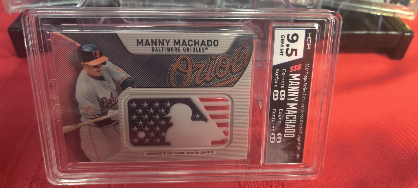 Manny Machado Patch Card, Baltimore Orioles