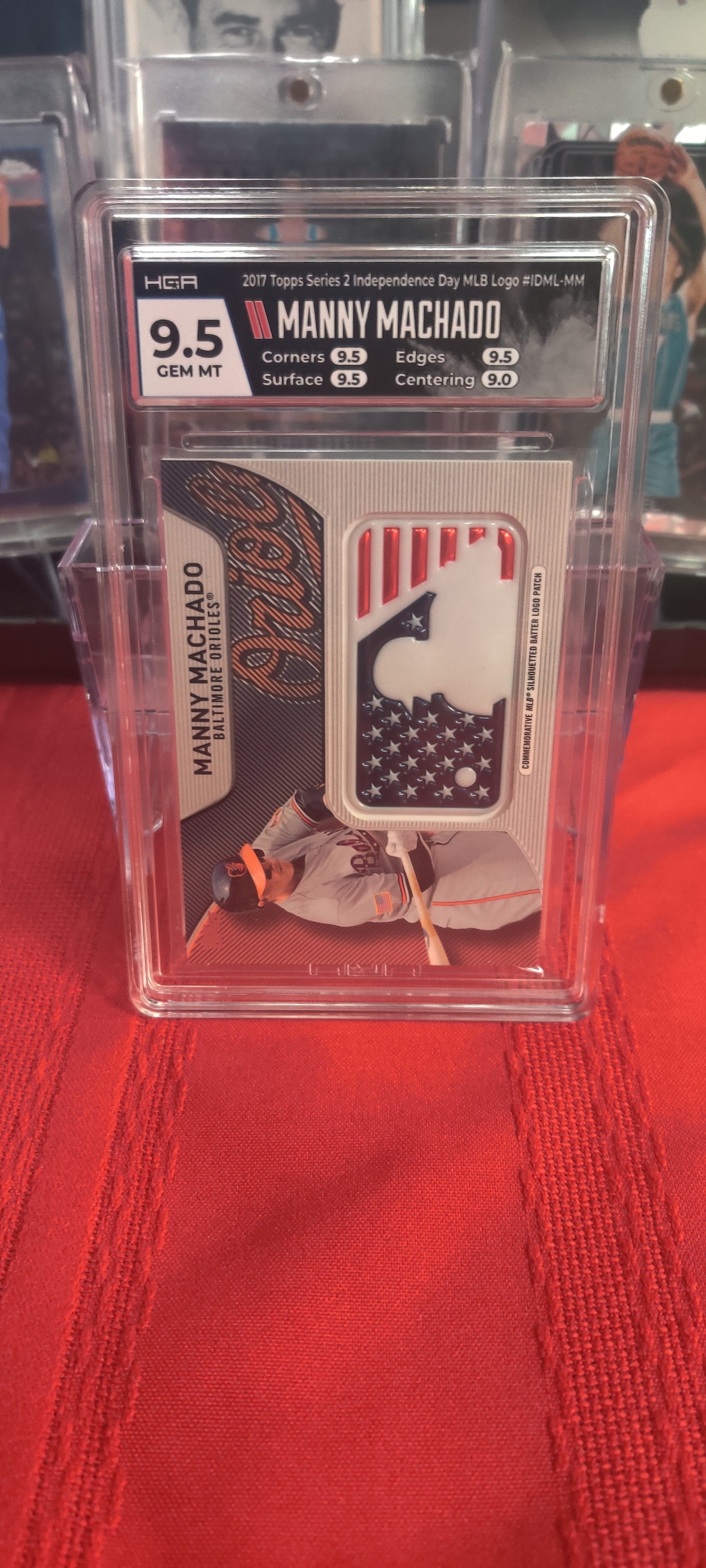 Manny Machado Patch Card, Baltimore Orioles
