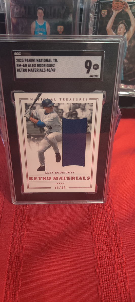 2023 Panini National Treasures Alex Rodriguez (Patch Card)
