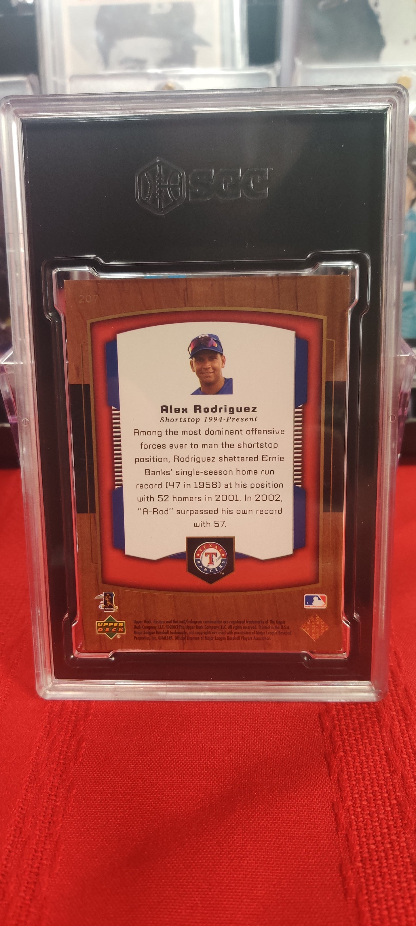 Alex Rodriguez Classic Portrait Card
