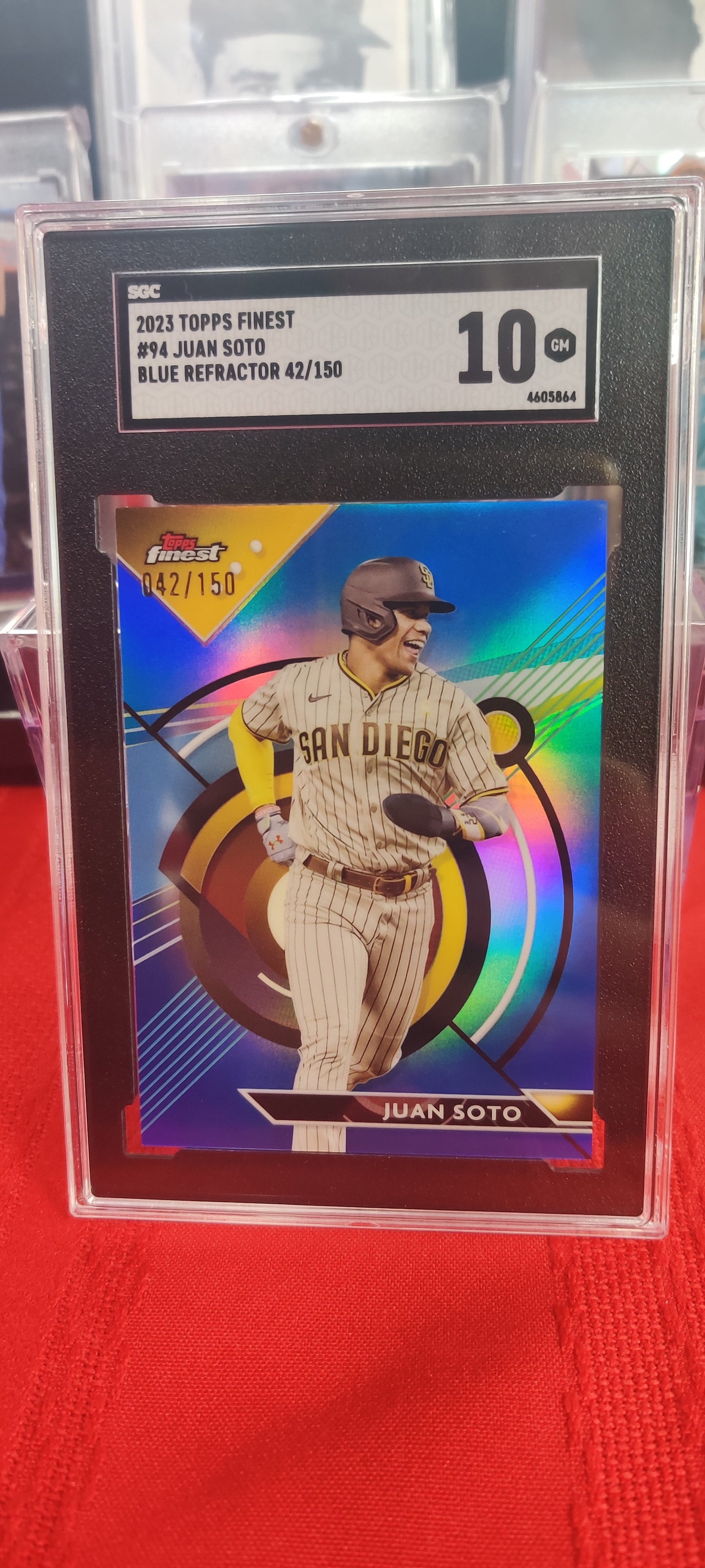 Juan Soto Blue Refactor Card