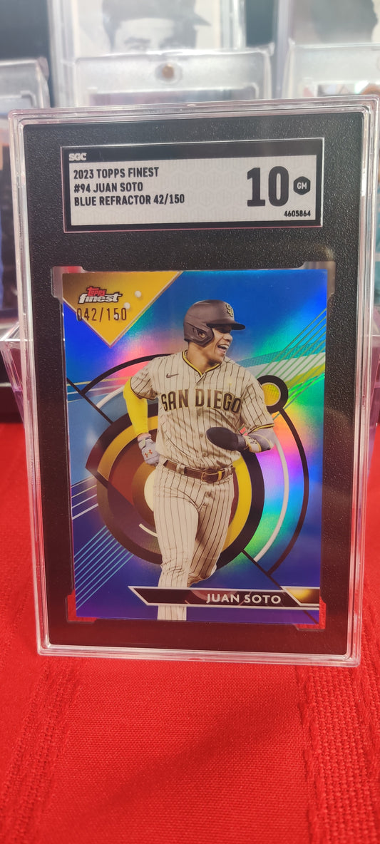 Juan Soto Blue Refactor Card