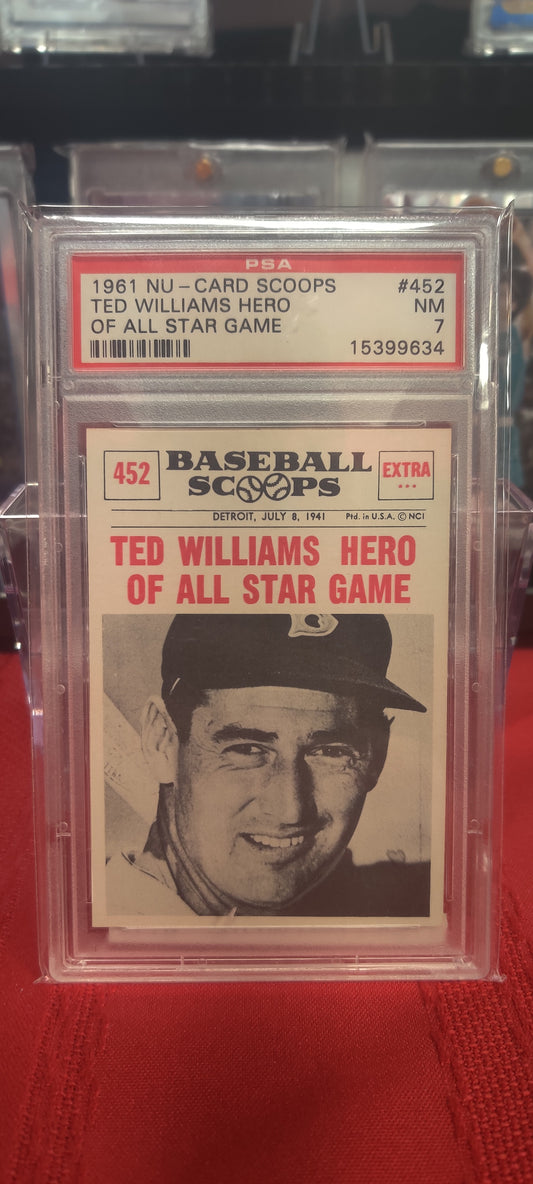 Ted Williams Baseball Scoops Card