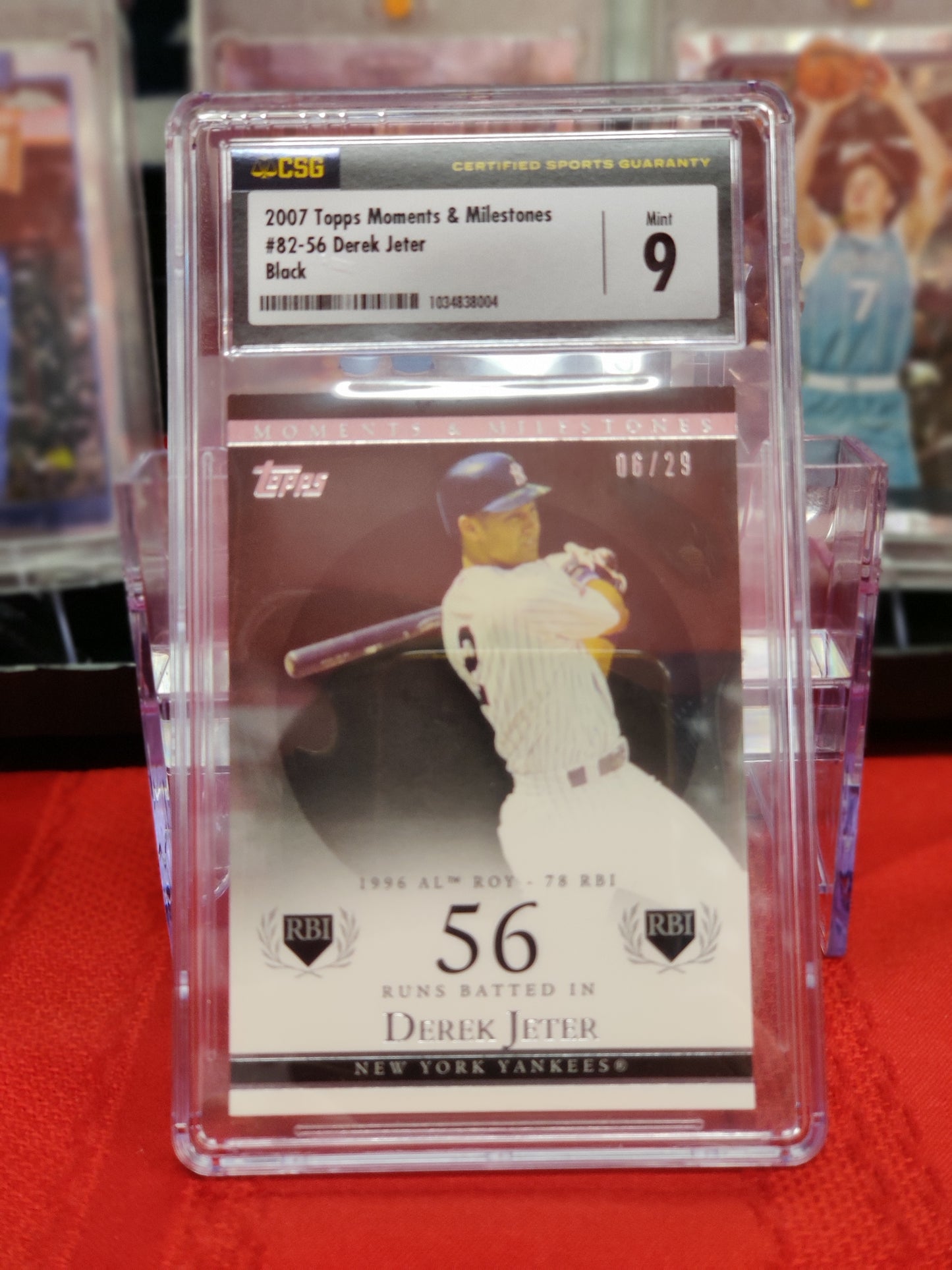 Derek Jeter Moments & Milestones card