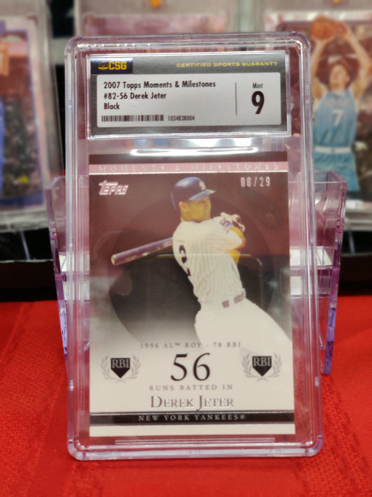Derek Jeter Moments & Milestones card
