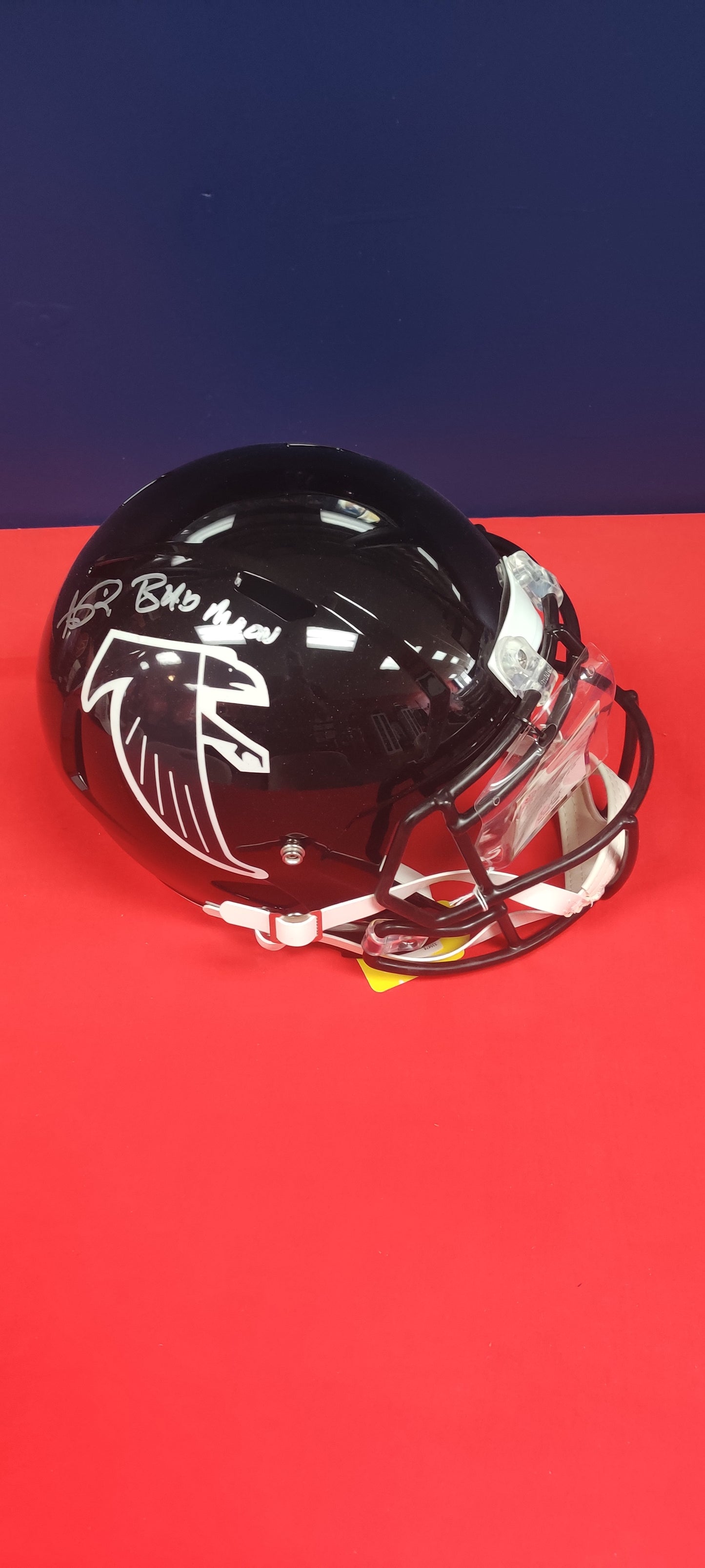 "Bad Moon" Andre Rison signed replica hemlet