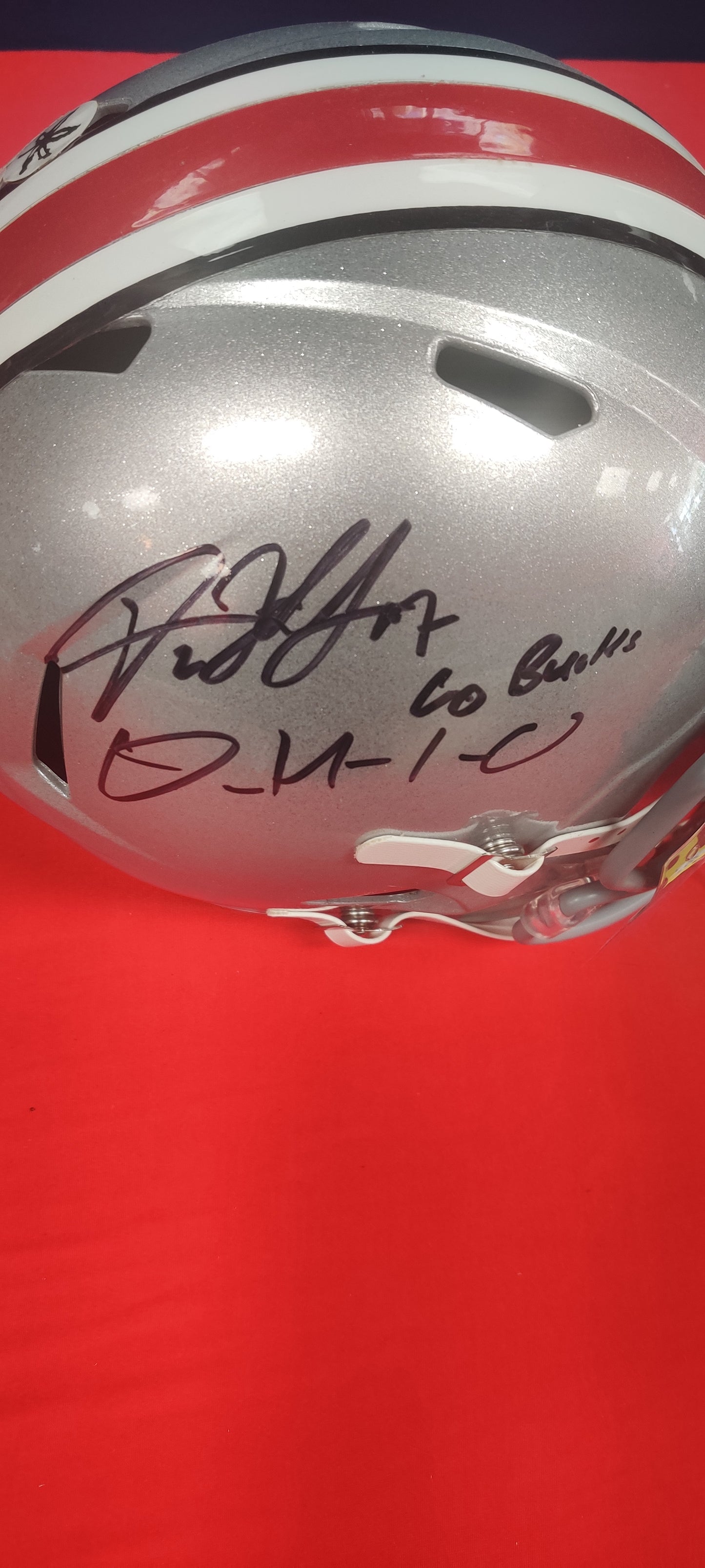 Autographed Ohio State Replica Helmet