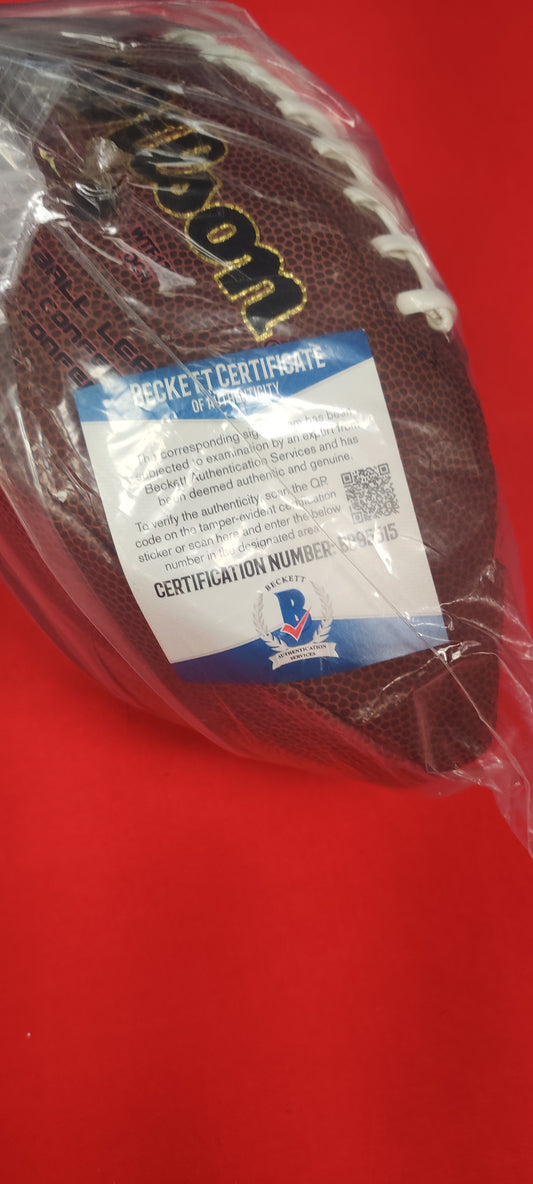 Autographed Wilson Football ( Fenchy Fuqua) #33