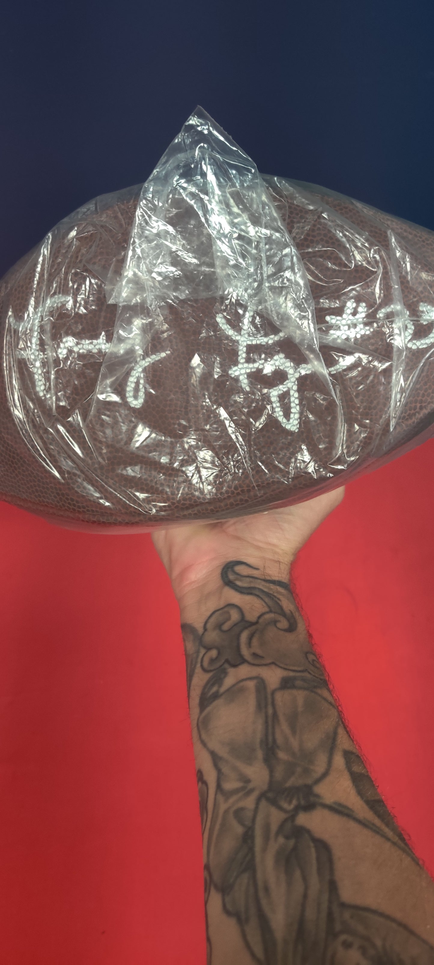 Autographed Wilson Football ( Fenchy Fuqua) #33