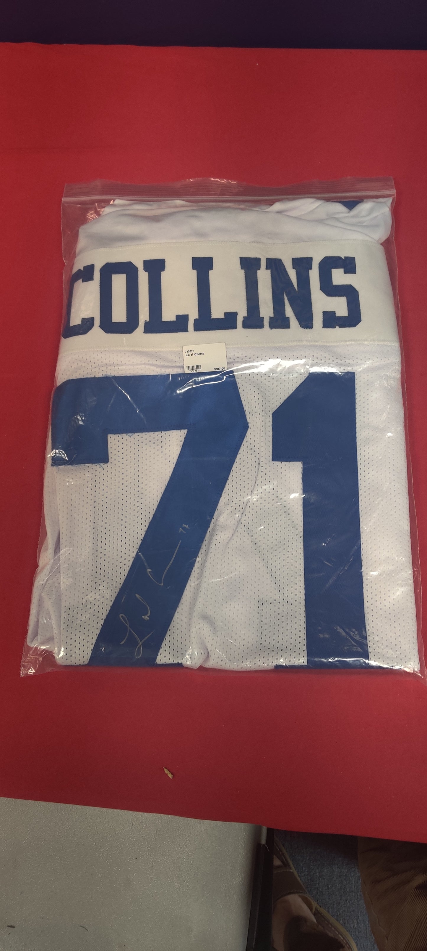 La'el collins (auto) Football jersey