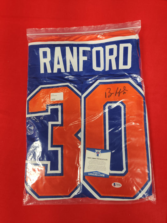 Bill Ranford Autographed Jersey