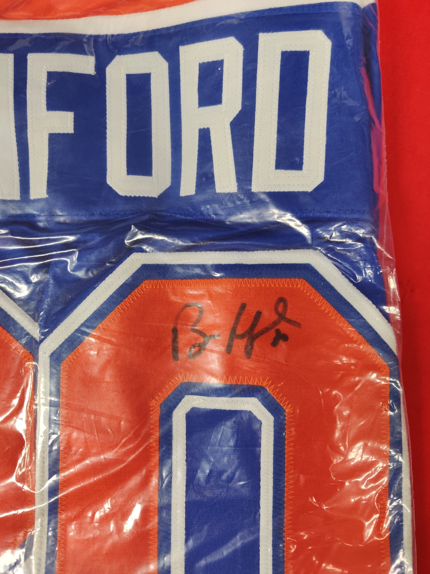 Bill Ranford Autographed Jersey
