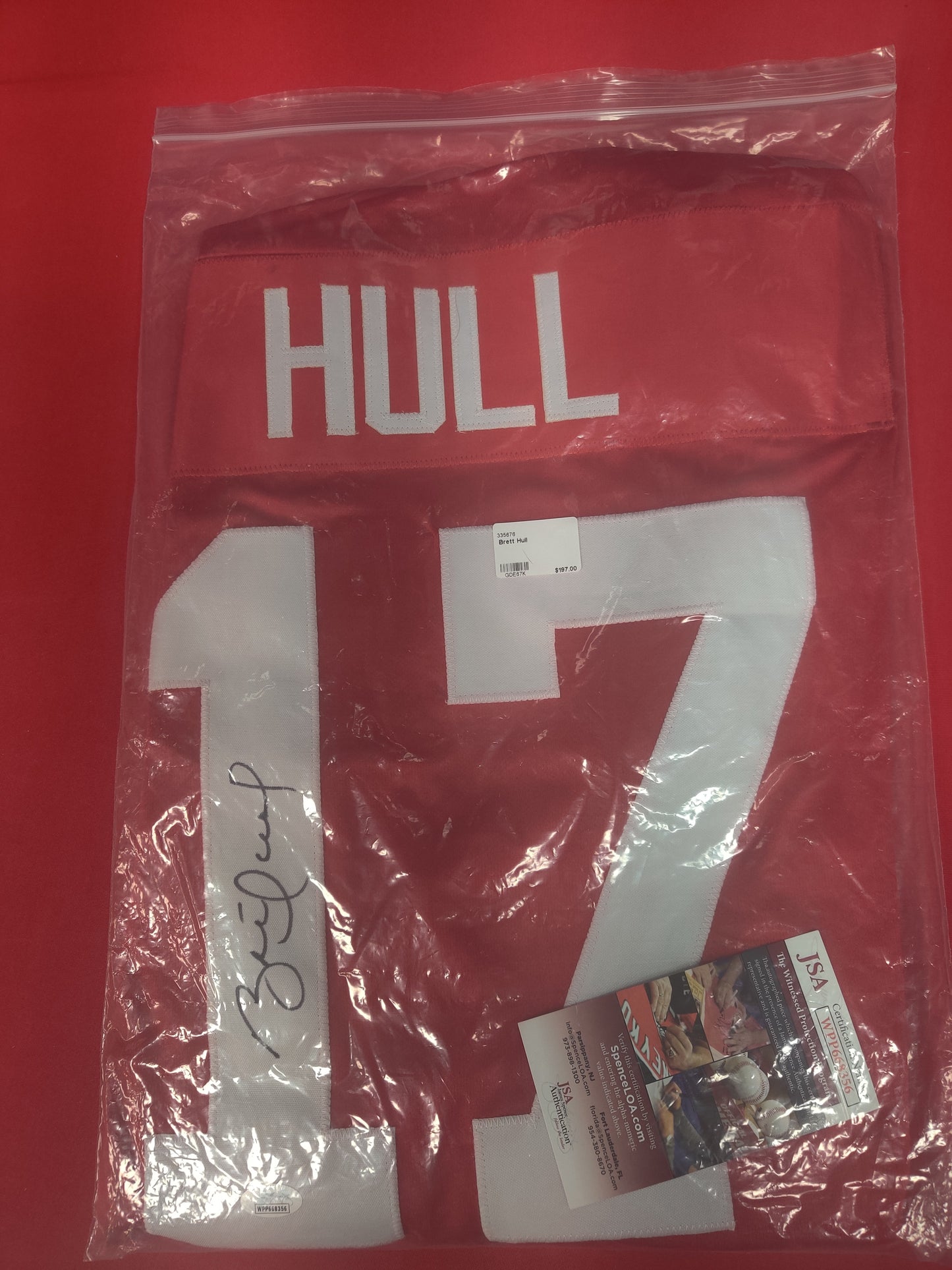 Brett Hull Autographed jersey