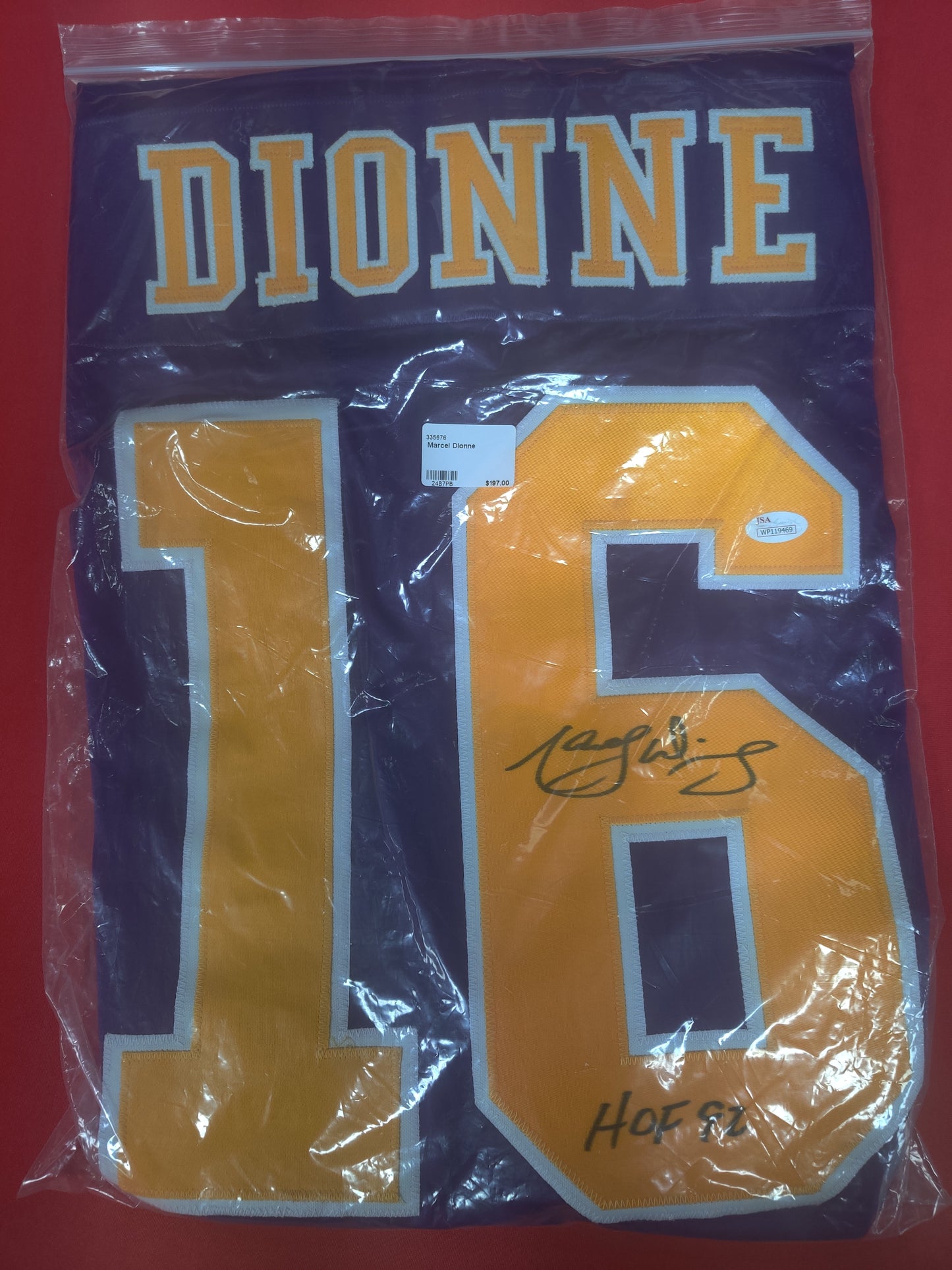 Marcel Dionne Autographed Jersey