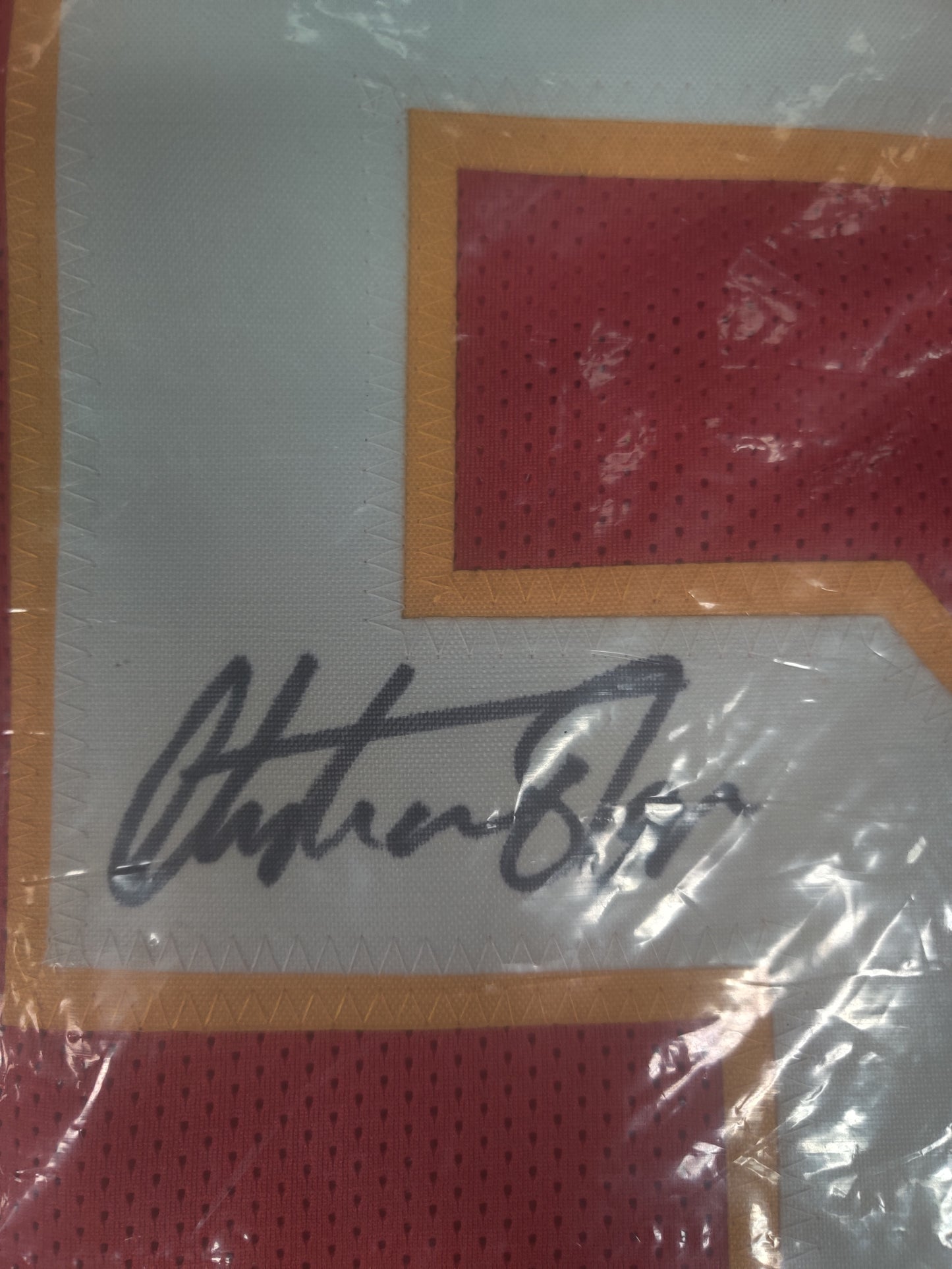 Christian Okoye Autographed jersey