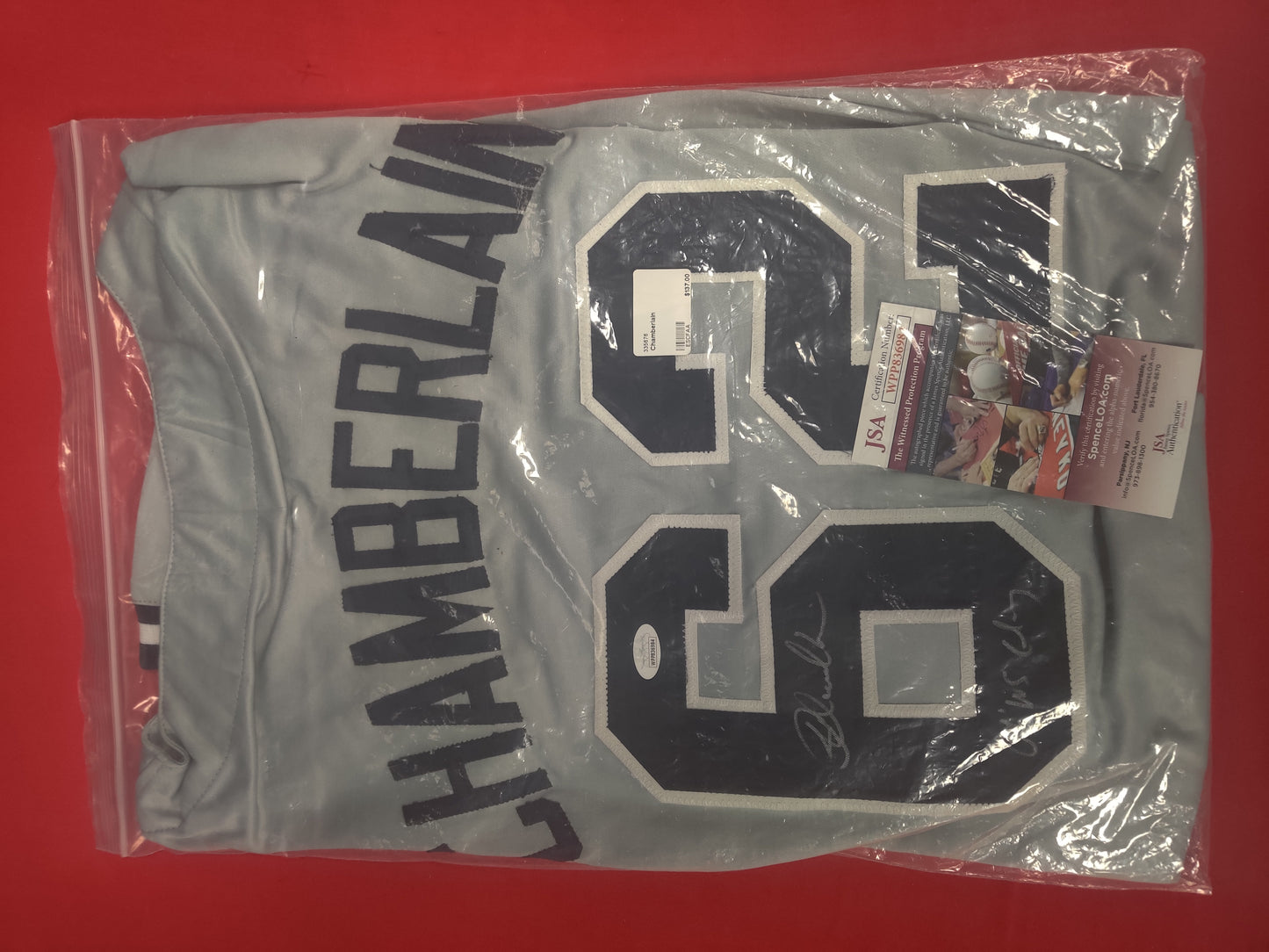 Joba Chamberlain Autograph Jersey