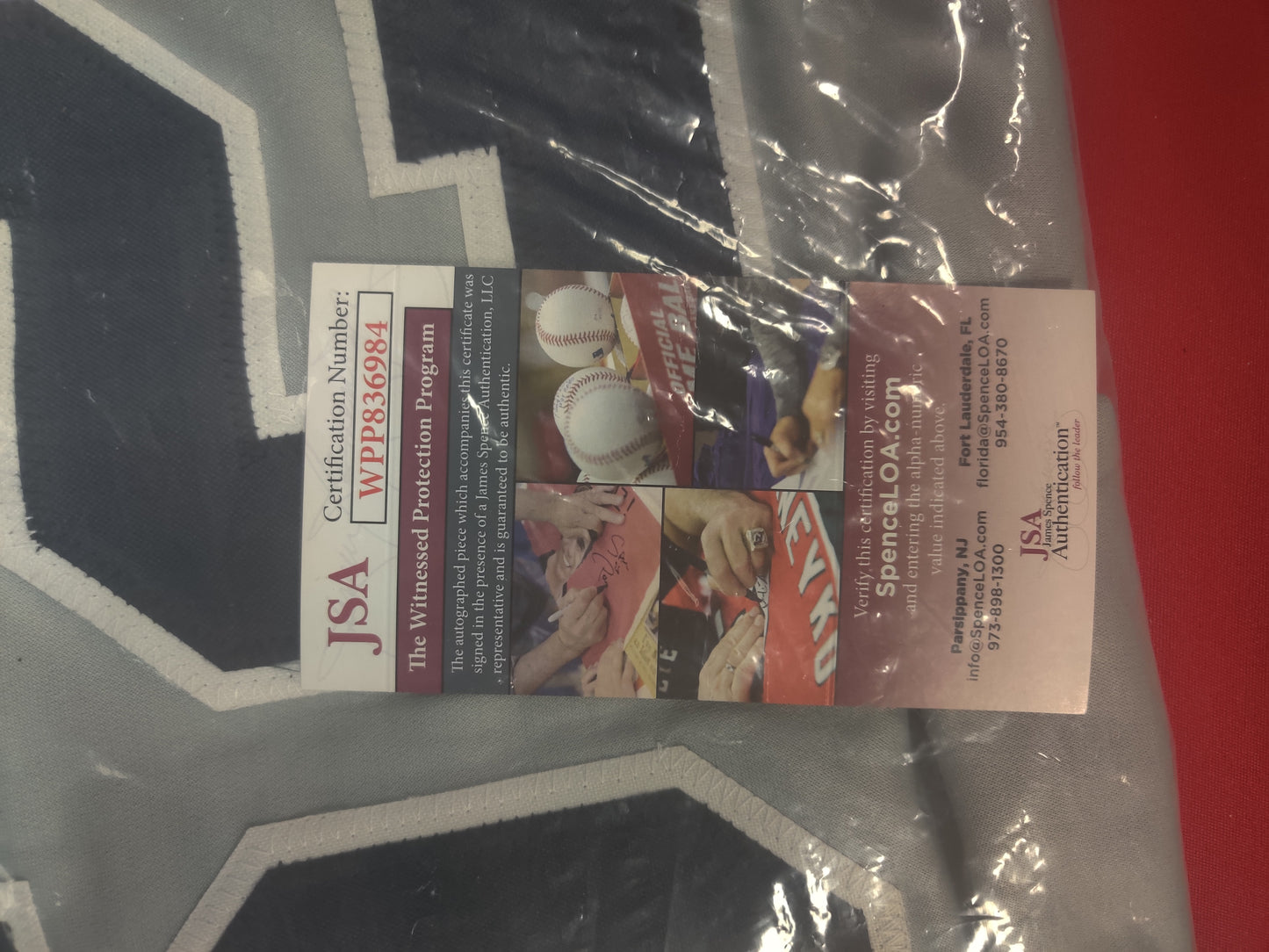 Joba Chamberlain Autograph Jersey