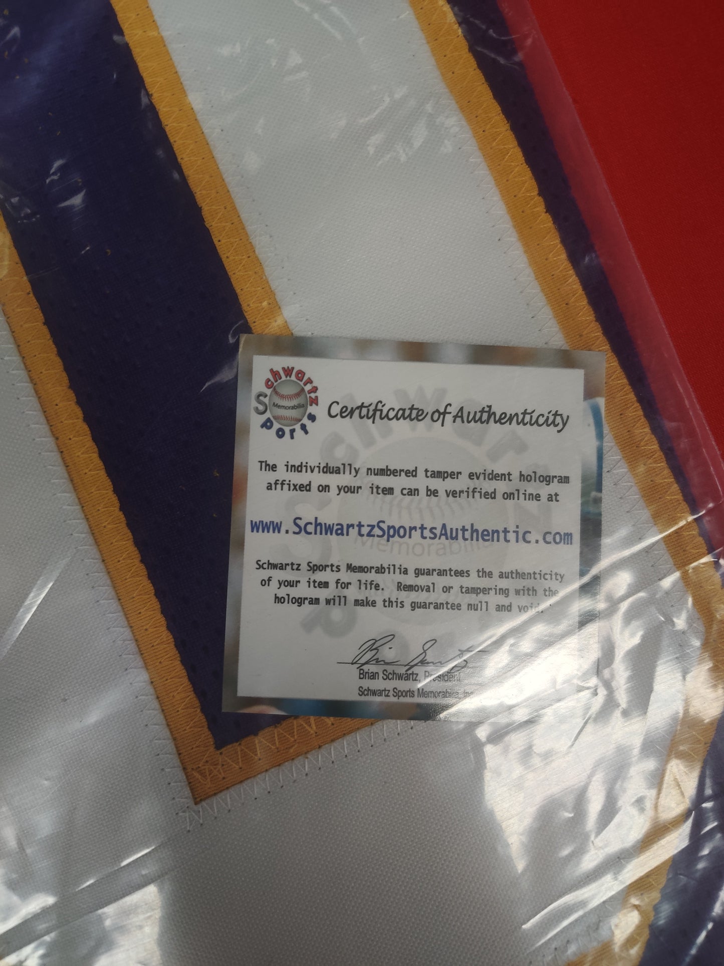 Chris Carter Autographed Jersey