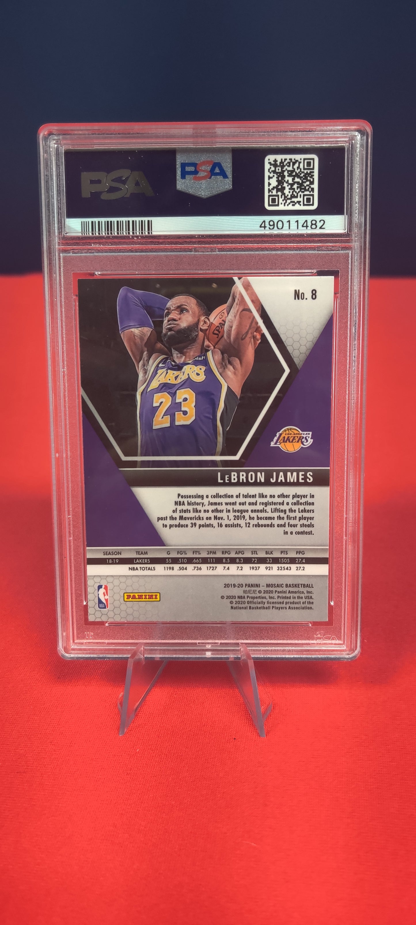 2019 Panini Mosaic LeBron James