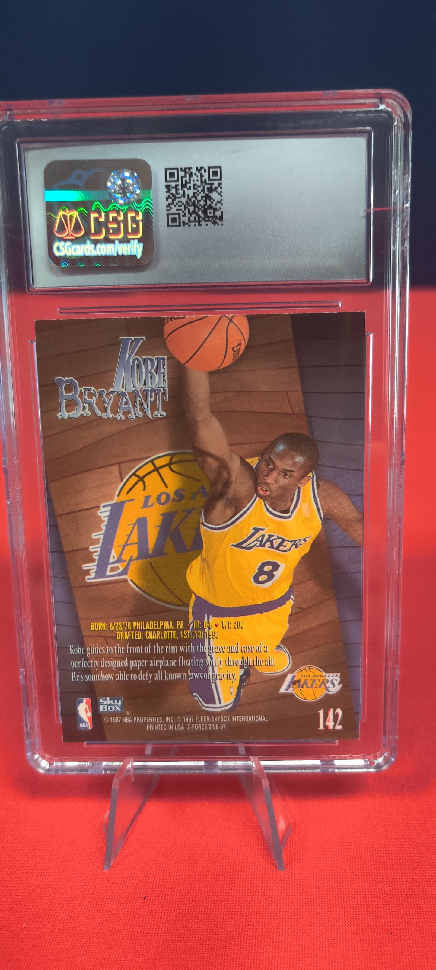 1996-97 SkyBox Z-Force #142 Kobe Bryant