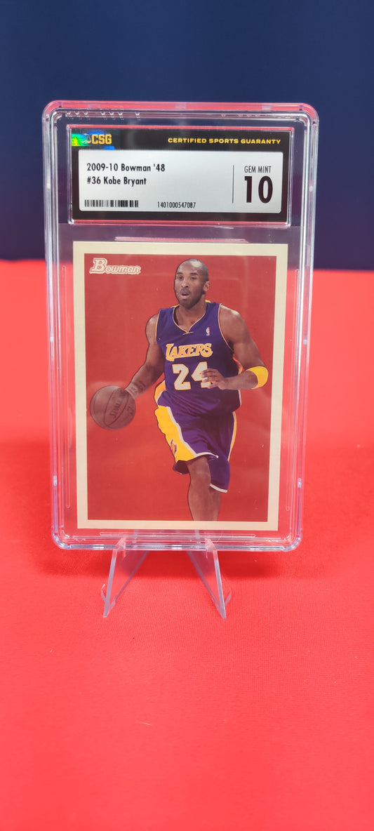 2009-10 Bowman '48 #36 Kobe Bryant